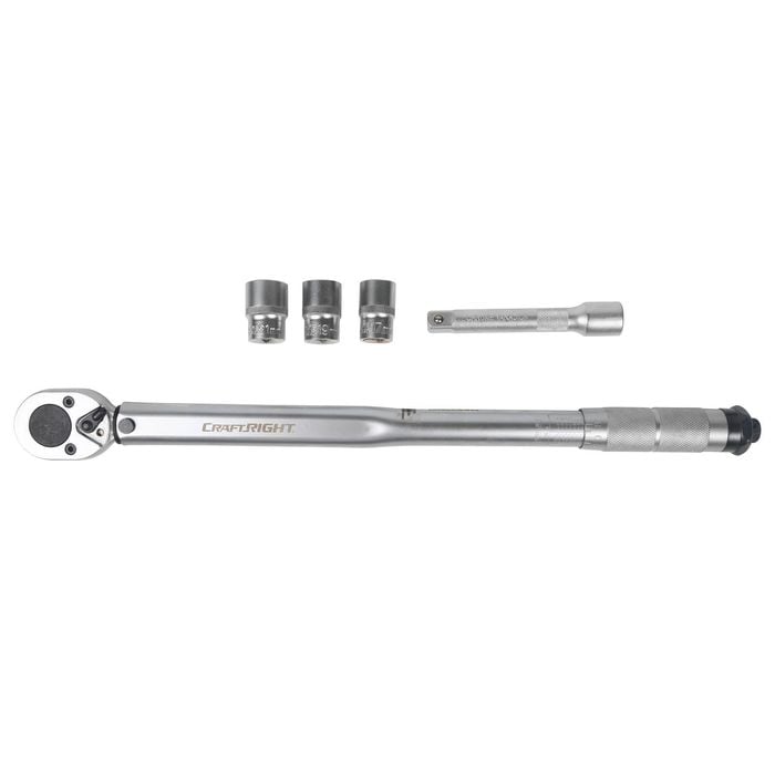 Craftright 5 Piece 1/2" Drive Torque Wrench Set 