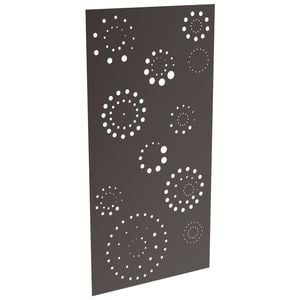 ProtectorAl 300-1200 x 1201-2400mm Black Satin Fireworks Unframed Solid Aluminium Decorative Panel 