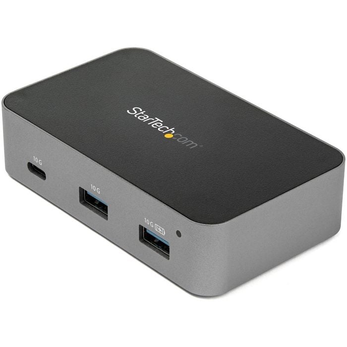 StarTech.com 4-Port USB C Hub - USB 3.2 Gen 2 (10 Gbps) - 3x USB-A & 1x USB-C - Powered