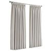 Feiglin 240 x 205cm  Pencil Pleat Silver Blockout Curtain