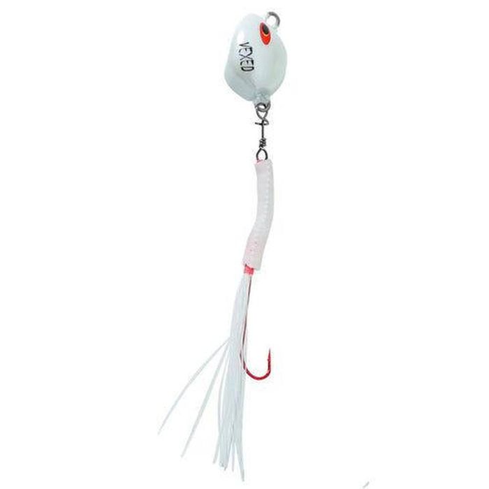 Vexed Bottom Worm Long Shank 5g Mutsu Fishing Jig Lure Albino Glow