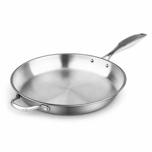 SOGA Stainless Steel Induction Fry Pan 36cm