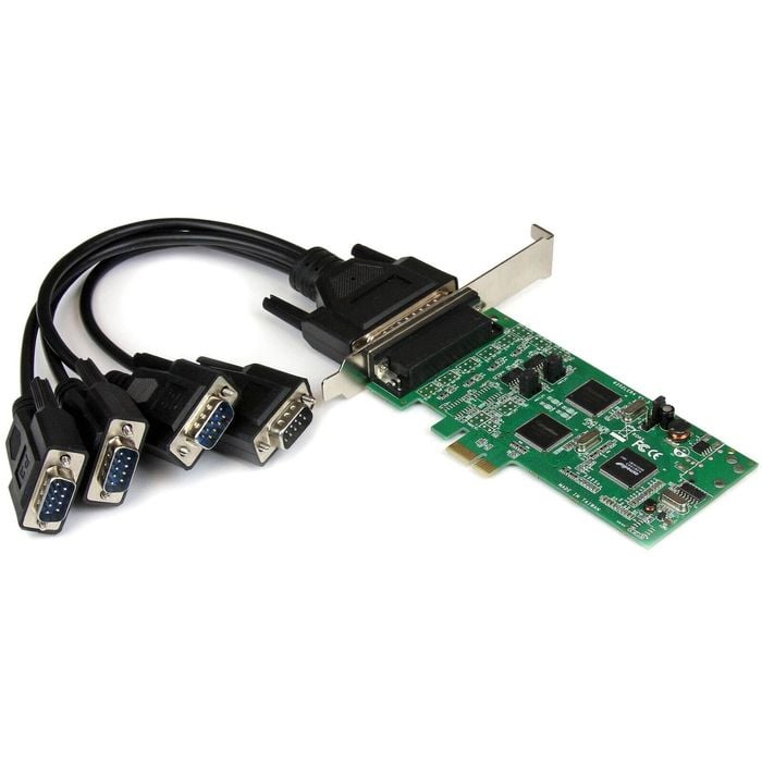 Startech.com Multiport Serial Adapter - Taa Compliant - Pci Express X1 - 4 X Db-9 Rs-232/422/485 - Serial