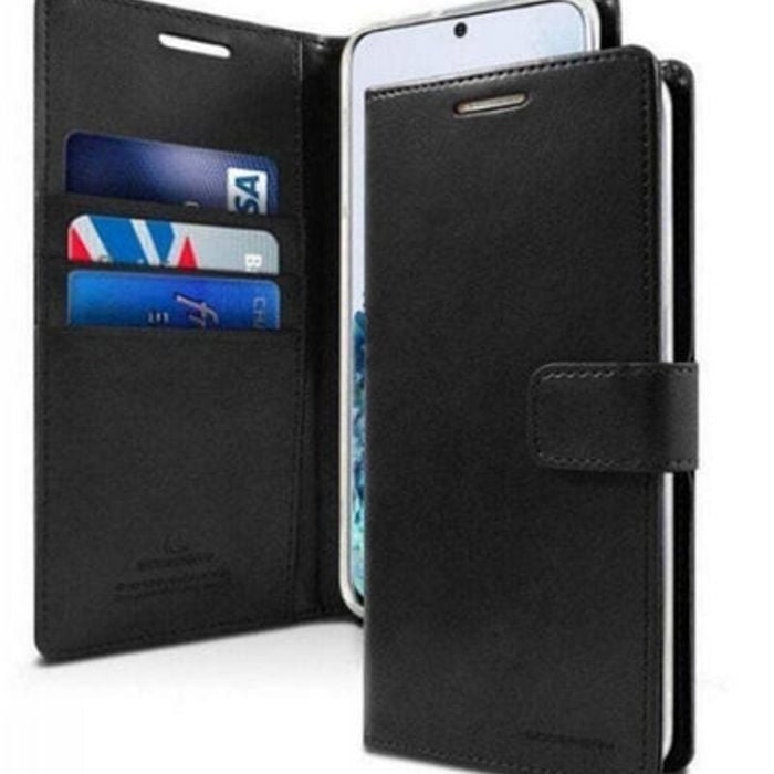 Goospery Magsafe Bluemoon Diary For Galaxy S24 Fe - Black