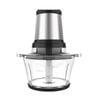 Powerful 400W Electric Food Processor & Chopper, 2L Glass Bowl, 4 Steel Blades