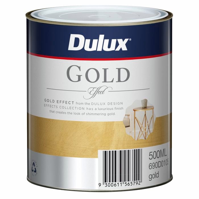 Dulux Design 500ml Gold Effect Paint - 500ml