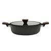 Classica Elegance 28cm Chef's Pan Non-Stick Cooking Frypan w/ Handle Black