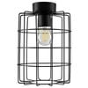 Brilliant Matt Black Canal Cage DIY Install Batten Fix Light