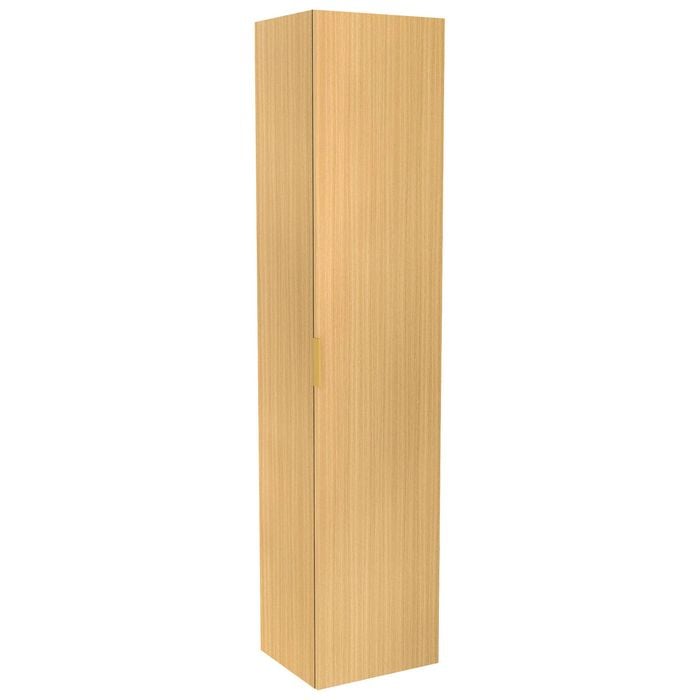 Lugna 2048 x 450 x 380mm Sand 3 Shelf 3 Drawers Right Hinged Door Storage Cabinet