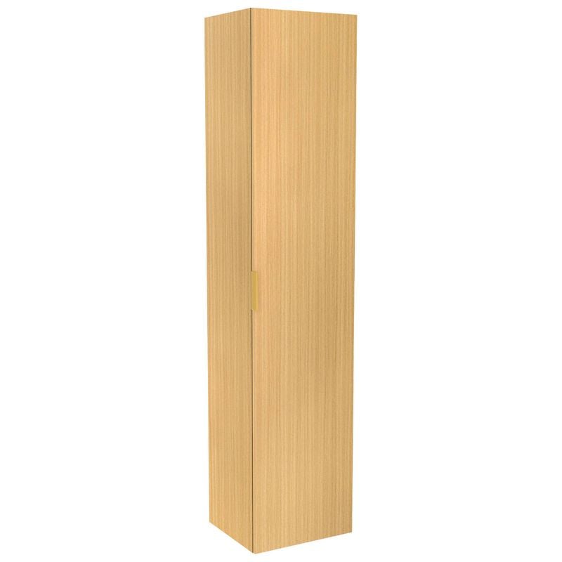 Lugna 2048 x 450 x 380mm Sand 3 Shelf 3 Drawers Right Hinged Door Storage Cabinet