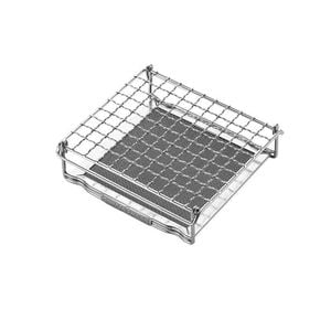 NNEOBA Stainless Steel Folding Toast Grill Net Gas Stove Grill Silver