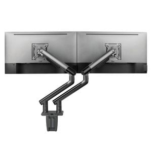 Desky Dual Slim Aluminium Monitor Arm - Space Grey