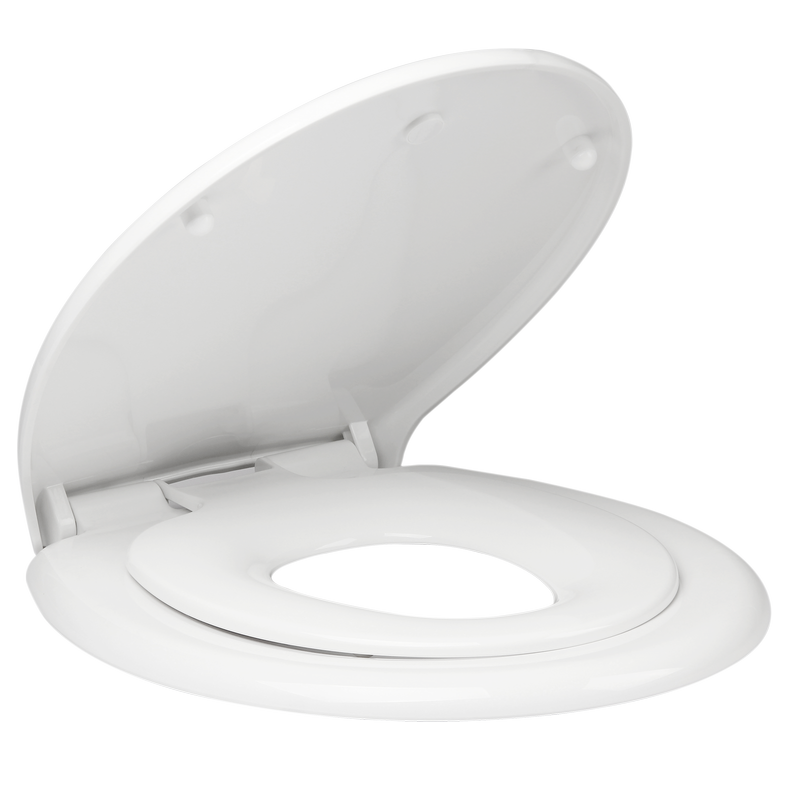 White Resonance Family Toilet Seat