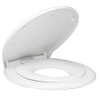Mondella White Resonance Family Toilet Seat
