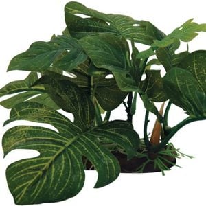 Aqua One Planter Plant Large Green Leaf On Rock - Med (28131M)