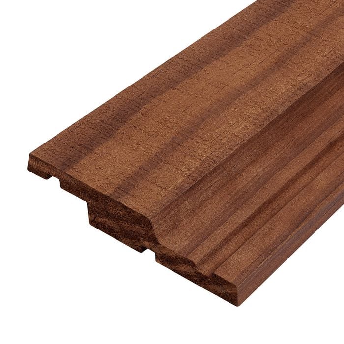 90 x 18mm Random Length Rad Clears 2 TMT V Groove Shiplap B/Sawn Oil Coated