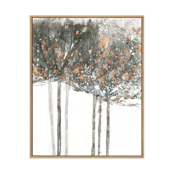Artey | Song Of Adoration - Framed Canvas - Natural Frame - 80 x 100cm