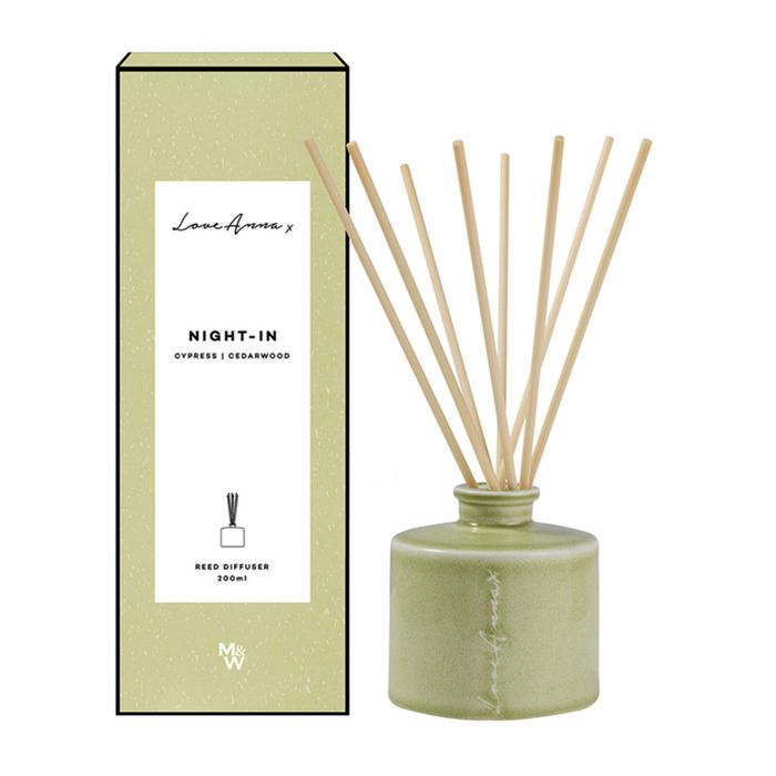 Love Anna X Chapters Night-In Reed Diffuser Cypress Cedarwood 200ml