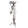 Costway 181cm Wooden Coat Rack Stand w/12 Hooks Brown