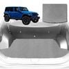6D Diamond Car Boot Mat for Jeep Wrangler (4-Door JL)2018-Current-with speaker-Cargo Mat-Grey-Outback GT