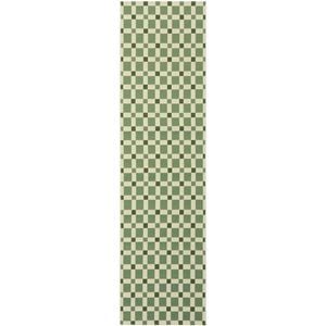 The Rug Connection Horizon Tito Green 300x80cm - Medium Runner Pet Friendly Outdoor Rug