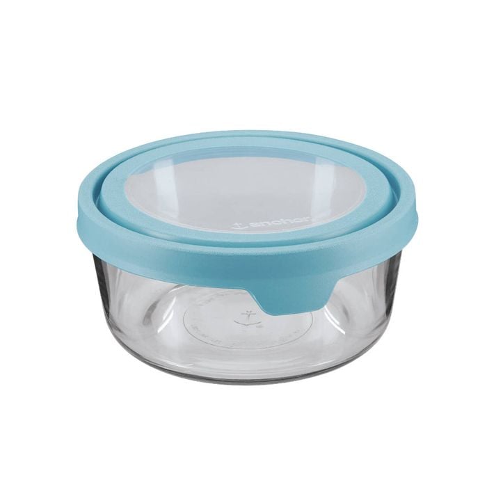 Anchor Hocking Trueseal Storage Container Round 7 Cup Blue