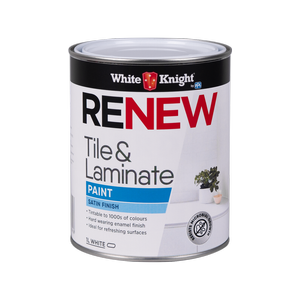 White Knight 1L Satin White Renew Tile & Laminate Paint