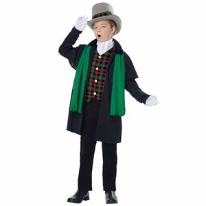 Holiday Caroler Boy Christmas Victorian Olden Day Nativity Child Boys Costume M