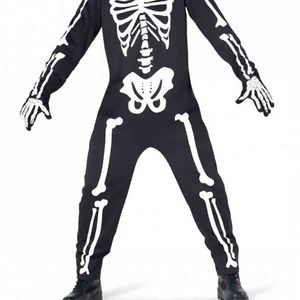 Skeleton Guy Mens Plus Size Halloween Costume - XLarge