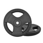 2 Pack of 10kg - Total 20kg Standard Rubber Coated Weight Plate Set - Commercial Grade