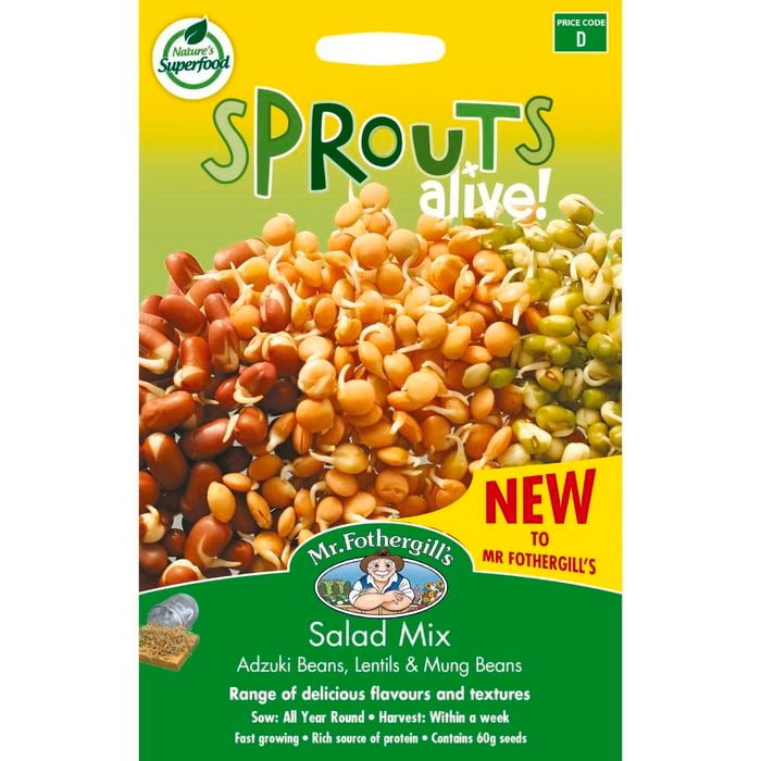 Mr Fothergills Sprouts Alive Salad Mix