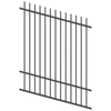 ProtectorAl 350 - 1200 x 1500mm Woodland Grey Raked Up to 15º Picket Top Pool Fence Panel