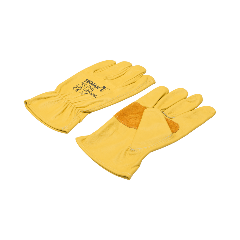 Extra Large Premium Double Palm Leather Riggers Gloves