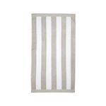 Bambury Ultra soft Classic Stripe Beach Towel Pebble Cotton Home decor