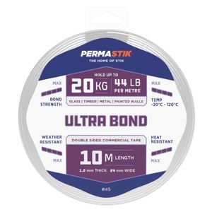 Permastik 10m x 24mm Ultra Bond Mounting Tape