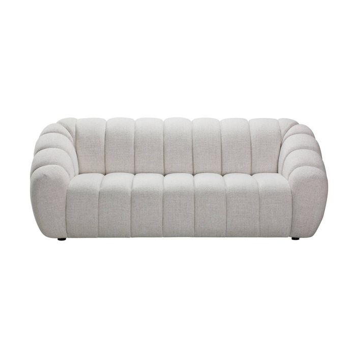 Juno 3 Seater Fabric Sofa Lounge Beige