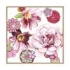 Artey | Petal Profusion II - Framed Canvas - Natural Frame - 64 x 64cm