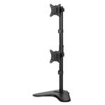Artiss Dual Mount Vertical Monitor Arm Stand  - Black