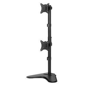 Artiss Dual Mount Vertical Monitor Arm Stand  - Black