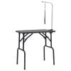 vidaXL Adjustable Dog Grooming Table with 1 Loop Pet Supply Cat Bath Table