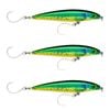3x Rapala 14cm Saltwater X Rap Long Cast Shallow Minnow Fish Lures - Dorado