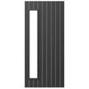 Parkwood 2040 x 920mm Black Strata TGVVP10 Aluminium Door