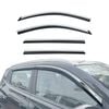 AUSGO Stainless Trim Weather Shields For Chery Tiggo 4 Pro 2024-Onwards Weathershields Window Visors Wind Deflectors