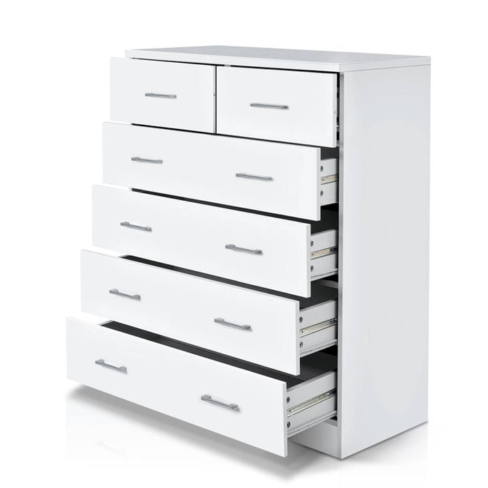 Artiss 6 Chest of Drawers Storage Cabinet White