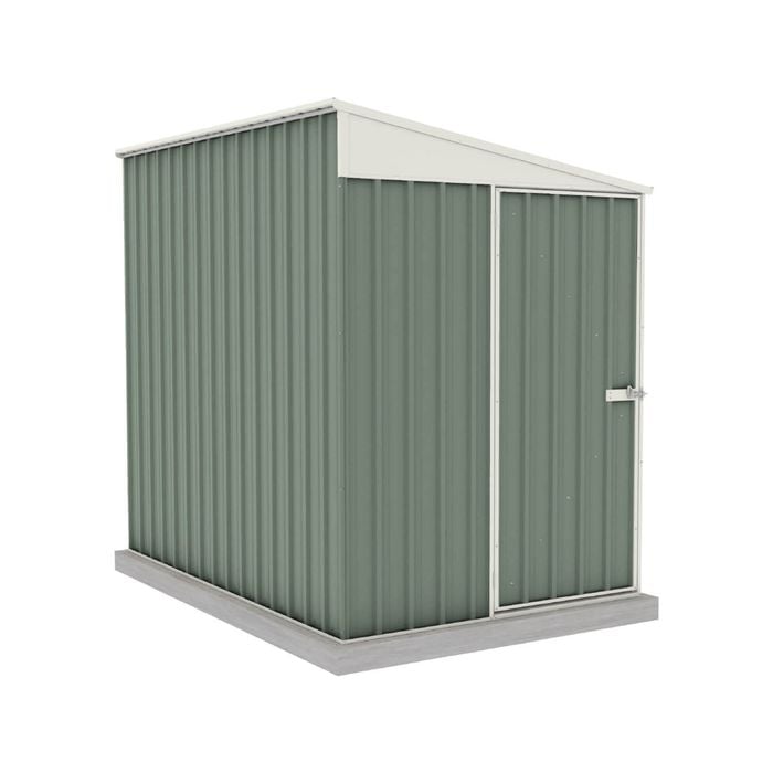 Absco Sheds 1.52 x 2.26 x 2.06m Pale Eucalypt Narrow Single Door Garden Shed