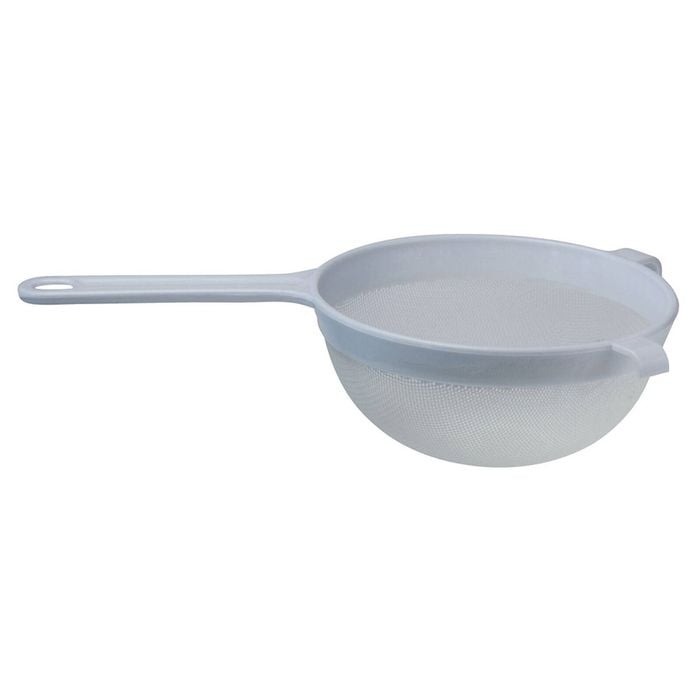 Cuisena 20cm Nylon Mesh Strainer w/ Long Handle - White
