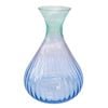 Urban Ellie Ombre 2L Glass Decanter Pitcher Jug 24x10cm Aqua Blue
