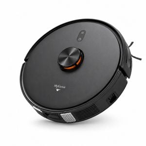 MyGenie Raptor Laser Robot Vacuum, Smart Mapping, HEPA, Powerful Suction Black
