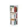 Lauft 3-tier Rotating Book Storage Shelf Bookcase Rotating Display Stand Shelf