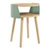 Sheena Side Table Bedside Shelf Round Teal
